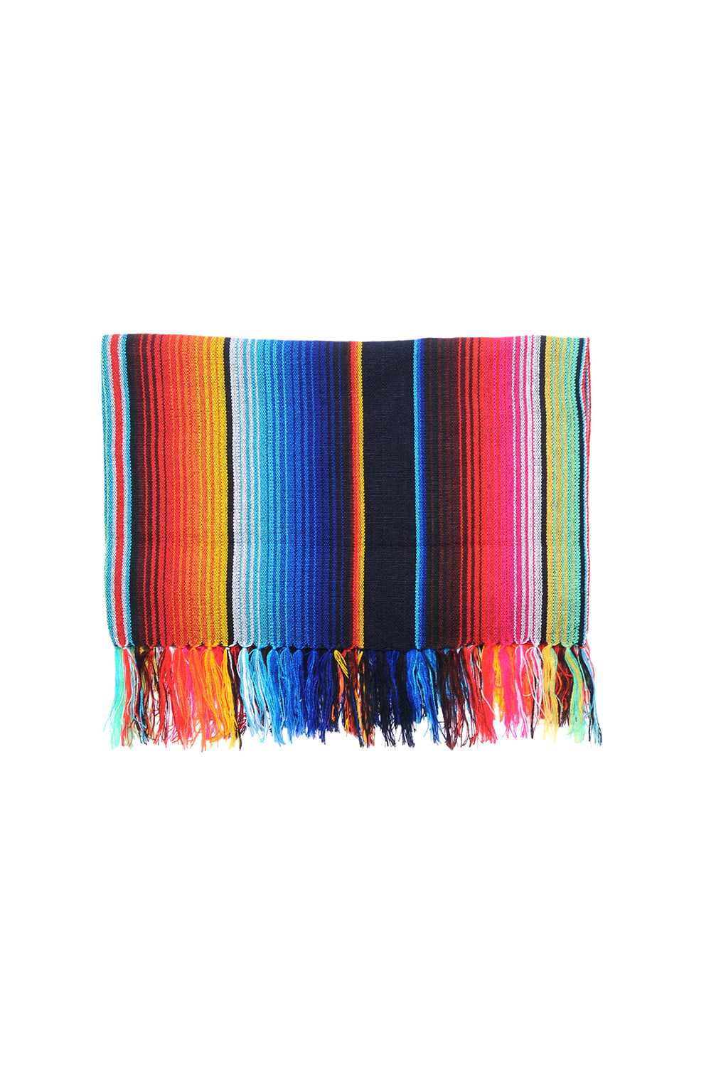 Wide Serape Muffler - Navy #1